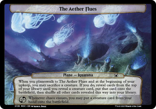 The Aether Flues\nMarch of the Machine Commander Planechase - Planes\nSingle\nMagic The Gathering