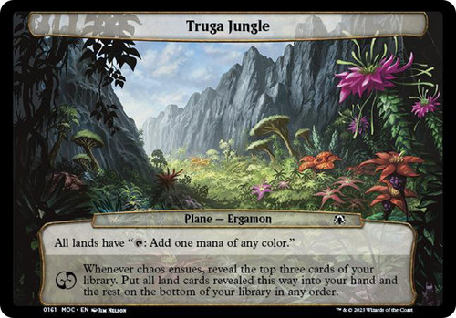 Truga Jungle\nMarch of the Machine Commander Planechase - Planes\nSingle\nMagic The Gathering