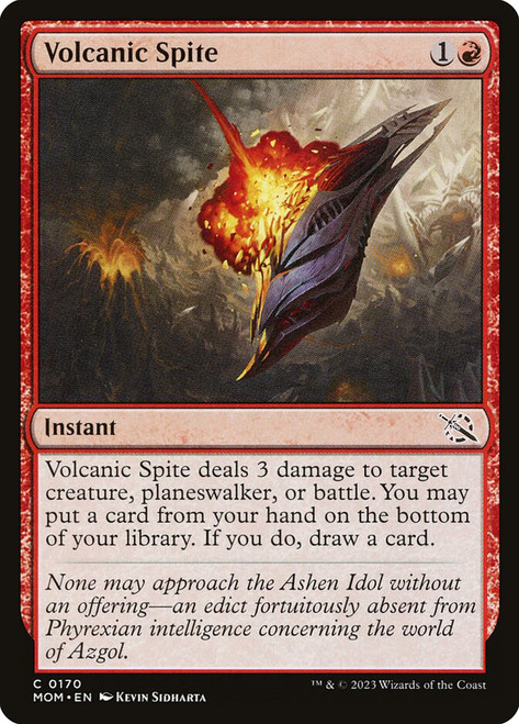 Volcanic Spite\nMarch of the Machine\nSingle\nMagic The Gathering