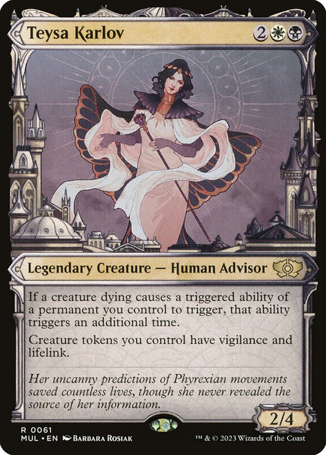 Teysa Karlov (Showcase)\nMultiverse Legends\nSingle\nMagic The Gathering