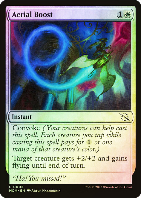 Aerial Boost\nMarch of the Machine\nSingle\nMagic The Gathering