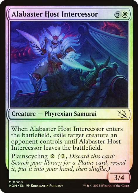Alabaster Host Intercessor\nMarch of the Machine\nSingle\nMagic The Gathering