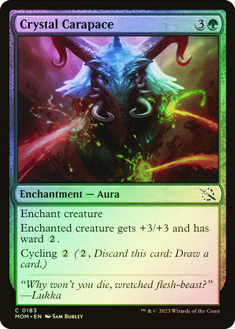 Crystal Carapace\nMarch of the Machine\nSingle\nMagic The Gathering