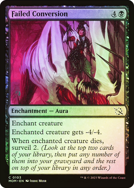 Failed Conversion\nMarch of the Machine\nSingle\nMagic The Gathering