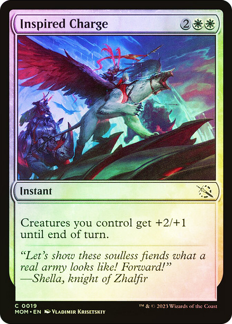 Inspired Charge\nMarch of the Machine\nSingle\nMagic The Gathering
