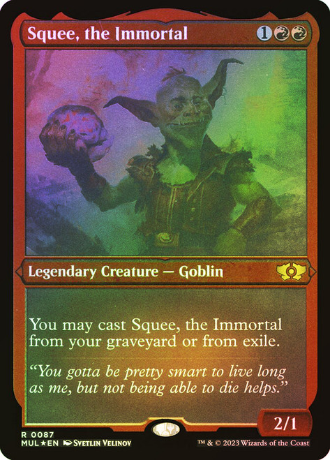 Squee, the Immortal (Foil Etched)\nMultiverse Legends - Alternate Foil\nSingle\nMagic The Gathering