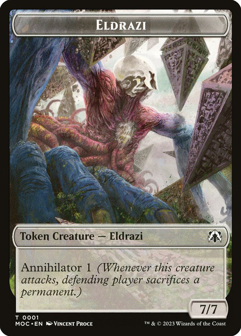 Angel Token} // {Eldrazi Token} | March of the Machine Commander