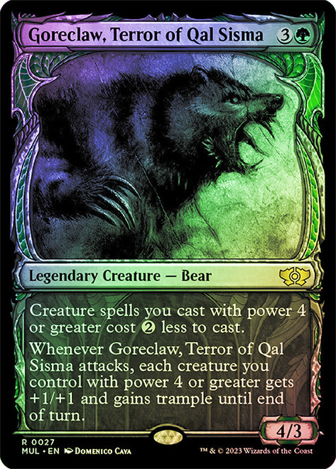 Goreclaw, Terror of Qal Sisma (Foil Etched) | Multiverse Legends 