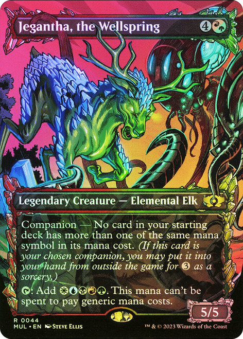 Jegantha, the Wellspring (Borderless) (Showcase)\nMultiverse Legends\nSingle\nMagic The Gathering