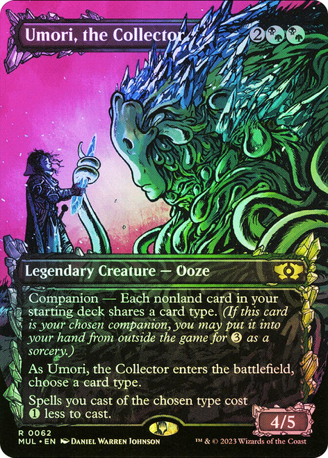 Umori, the Collector (Borderless) (Showcase)\nMultiverse Legends\nSingle\nMagic The Gathering