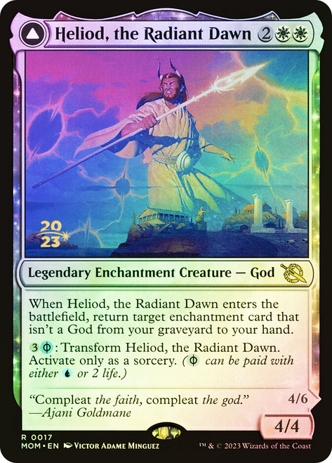 Heliod, the Radiant Dawn // Heliod, the Warped Eclipse (Prerelease) (March of the Machine)
Promo
Single
Magic: The Gathering