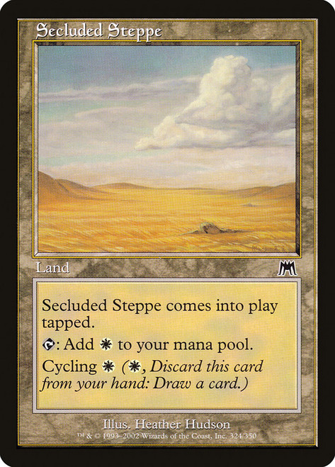 Secluded Steppe\nOnslaught\nSingle\nMagic The Gathering