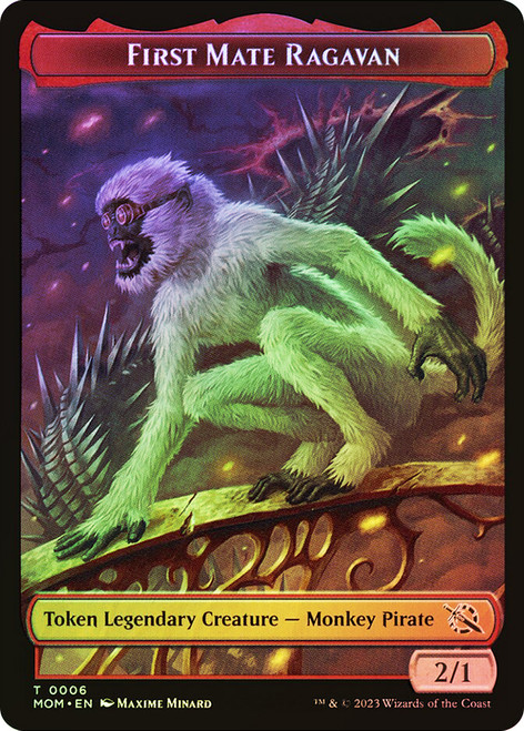 {First Mate Ragavan Token} // {Thopter Token} (Colorless)\nMarch of the Machine\nSingle\nMagic The Gathering