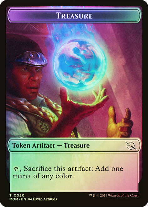 {Treasure Token} (#20) // {Vampire Token}\nMarch of the Machine\nSingle\nMagic The Gathering