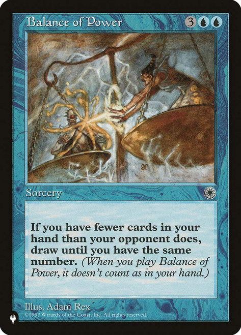 Balance of Power\nMystery Booster / The List\nSingle\nMagic The Gathering