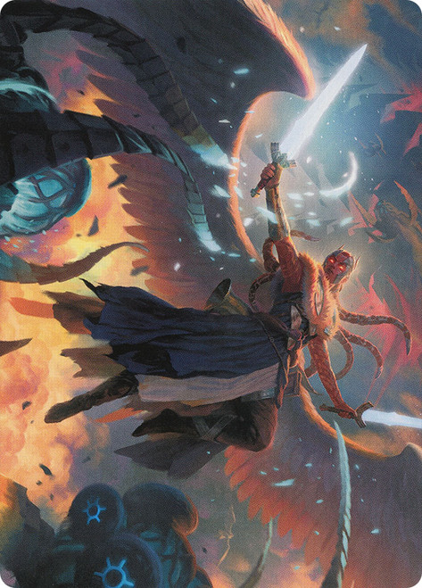 {Boon-Bringer Valkyrie Art Card}\nArt Series: March of the Machine\nSingle\nMagic The Gathering