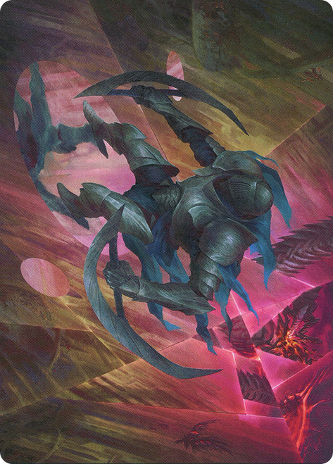 {Xerex Strobe-Knight Art Card}\nArt Series: March of the Machine\nSingle\nMagic The Gathering