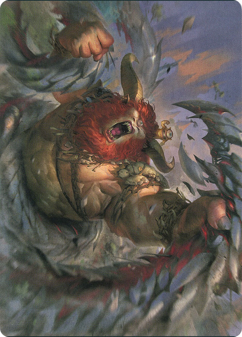 {Borborygmos and Fblthp Art Card} (#42)\nArt Series: March of the Machine\nSingle\nMagic The Gathering