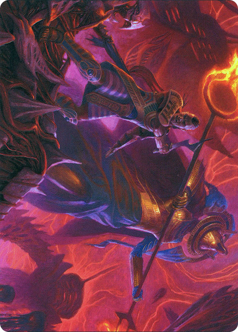 {Djeru and Hazoret Art Card}\nArt Series: March of the Machine\nSingle\nMagic The Gathering