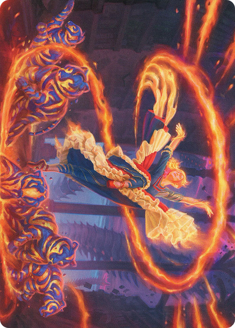 {Joyful Stormsculptor Art Card}\nArt Series: March of the Machine\nSingle\nMagic The Gathering