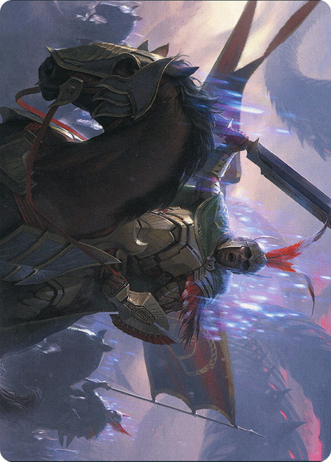 {Marshal of Zhalfir Art Card}\nArt Series: March of the Machine\nSingle\nMagic The Gathering