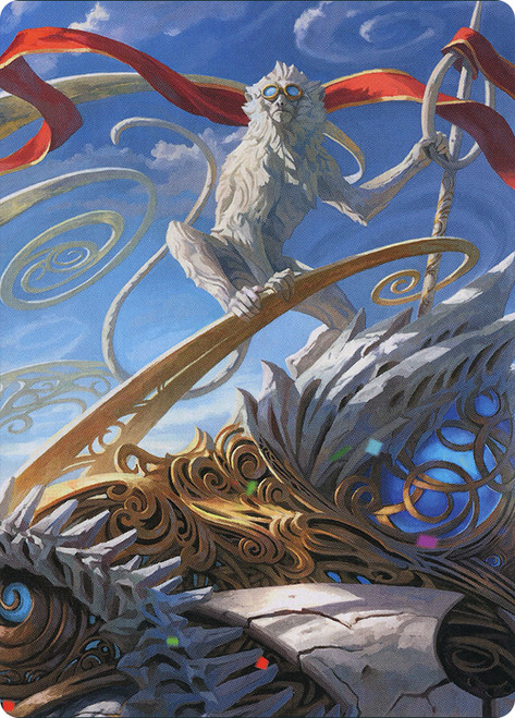 {Ragavan, Nimble Pilferer Art Card}\nArt Series: March of the Machine\nSingle\nMagic The Gathering