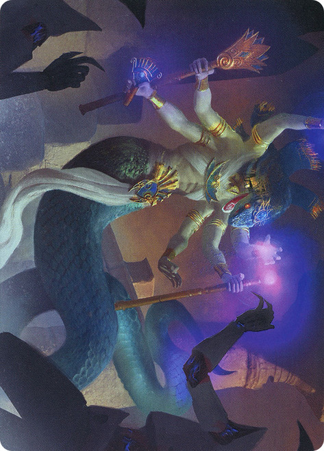 {Imoti, Celebrant of Bounty Art Card}\nArt Series: March of the Machine\nSingle\nMagic The Gathering