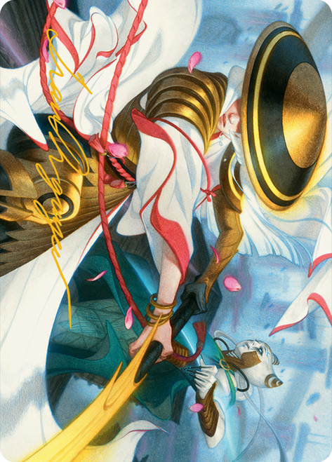 {Cut Short Art Card} (Signed)\nArt Series: March of the Machine - Variants\nSingle\nMagic The Gathering