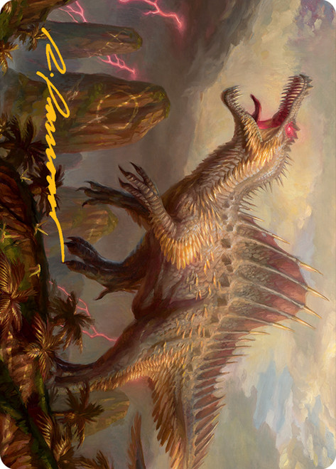 {Etali, Primal Conqueror Art Card} (Signed)\nArt Series: March of the Machine - Variants\nSingle\nMagic The Gathering