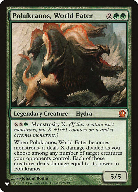 Polukranos, World Eater\nMystery Booster / The List\nSingle\nMagic The Gathering