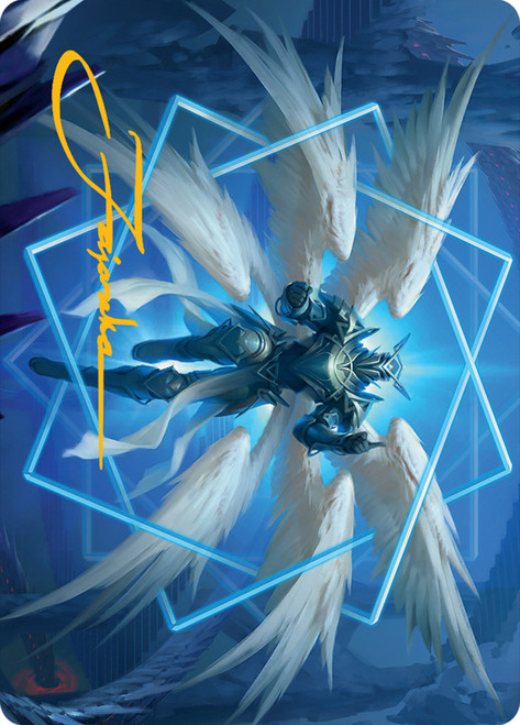 {Vertex Paladin Art Card} (Signed)\nArt Series: March of the Machine - Variants\nSingle\nMagic The Gathering