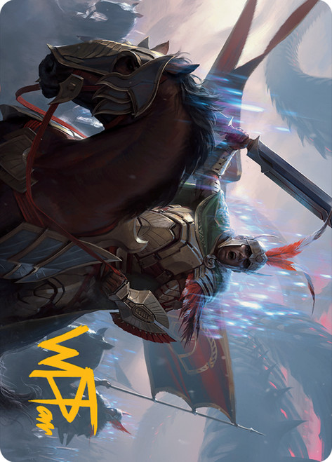 {Marshal of Zhalfir Art Card} (Signed)\nArt Series: March of the Machine - Variants\nSingle\nMagic The Gathering
