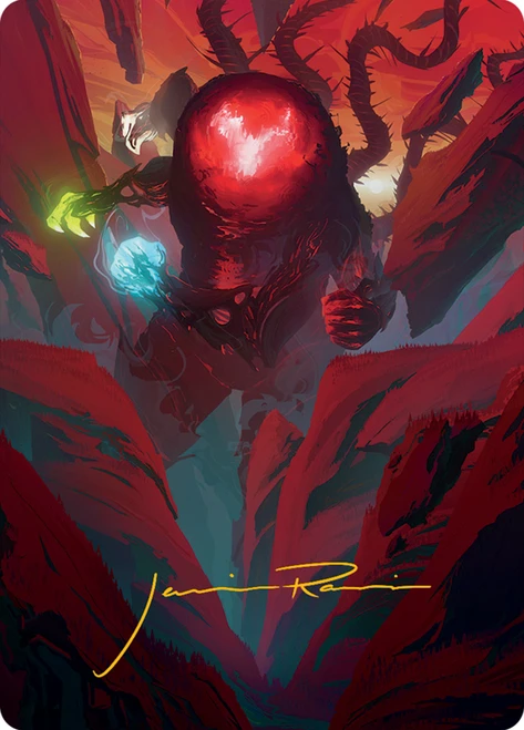 {Omnath, Locus of All Art Card} (#62) (Signed)\nArt Series: March of the Machine - Variants\nSingle\nMagic The Gathering