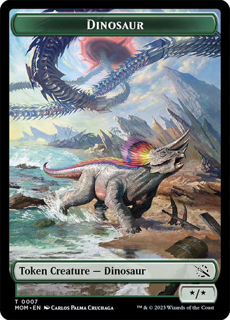 {Dinosaur Token}\nMarch of the Machine\nSingle\nMagic The Gathering
