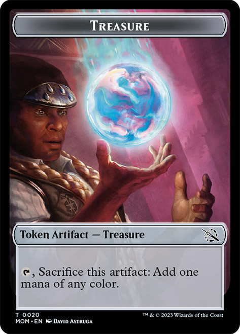 {Treasure Token} (#20)\nMarch of the Machine\nSingle\nMagic The Gathering