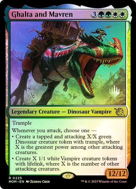Ghalta and Mavren (Promo Pack) (March of the Machine)\nPromo: Planeswalker Stamped\nSingle\nMagic The Gathering