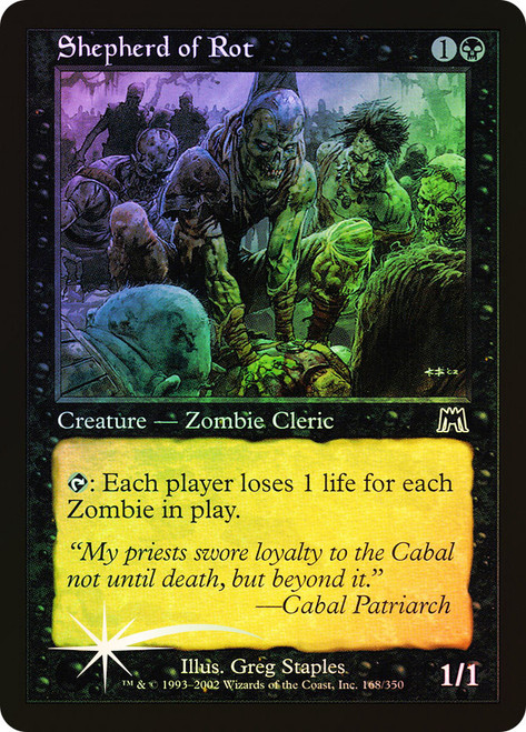 Shepherd of Rot\nOnslaught\nSingle\nMagic The Gathering