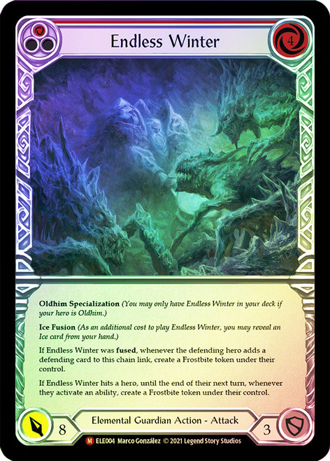 Endless Winter Rainbow Foil English