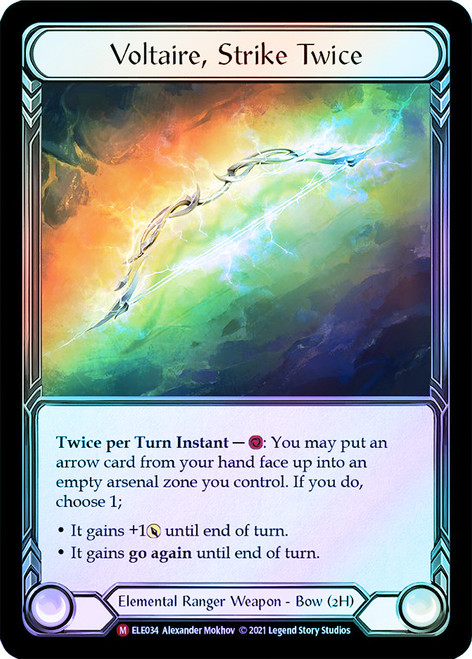Voltaire, Strike Twice Cold Foil English