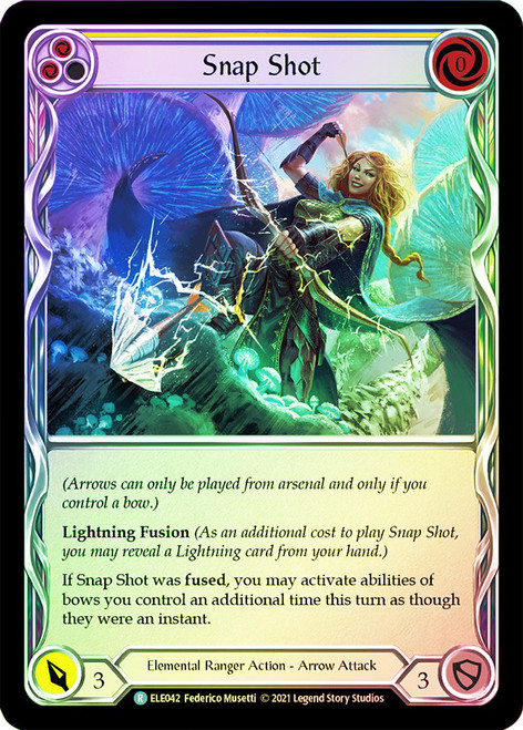 Snap Shot (Yellow) Rainbow Foil English