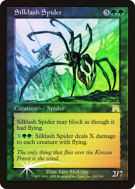 Silklash Spider\nOnslaught\nSingle\nMagic The Gathering