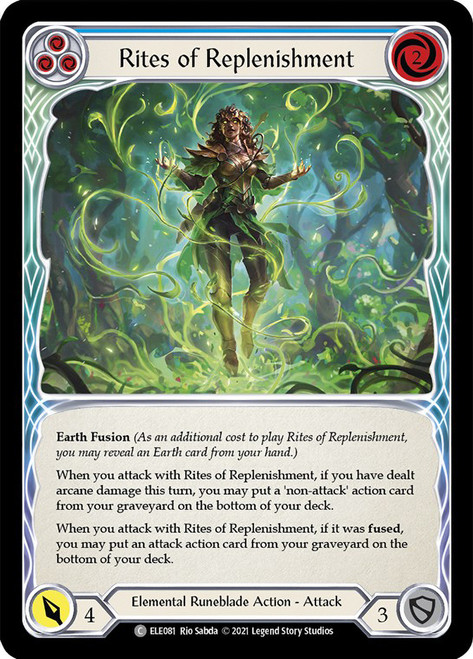 Rites of Replenishment (Blue) Non-foil English