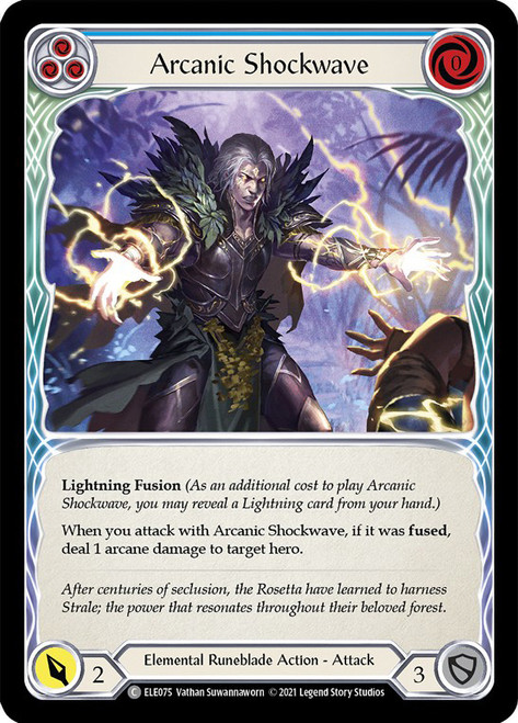 Arcanic Shockwave (Blue) Non-foil English