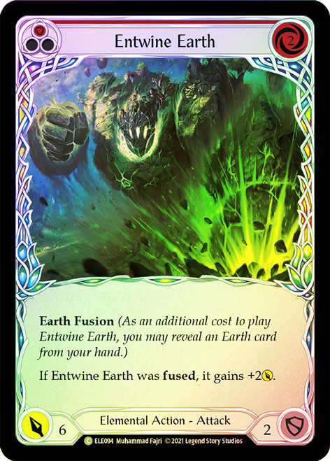 Entwine Earth (Red) Rainbow Foil English