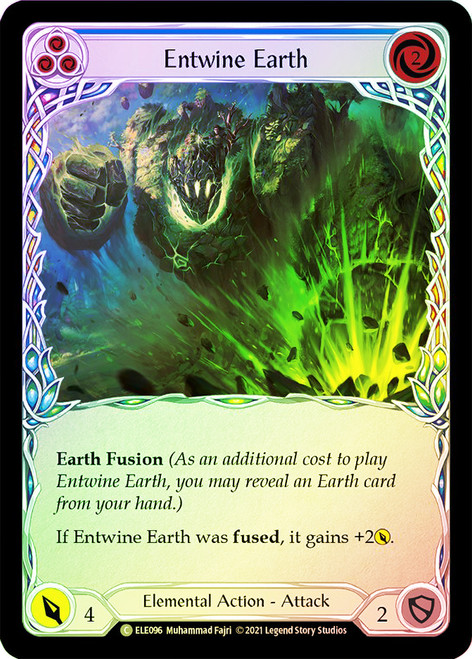Entwine Earth (Blue) Rainbow Foil English