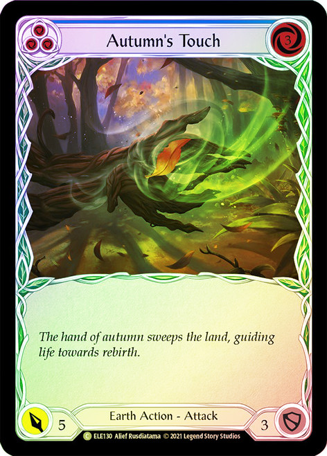 Autumn's Touch (Blue) Rainbow Foil English