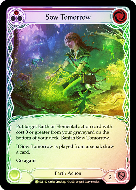 Sow Tomorrow (Red) Rainbow Foil English