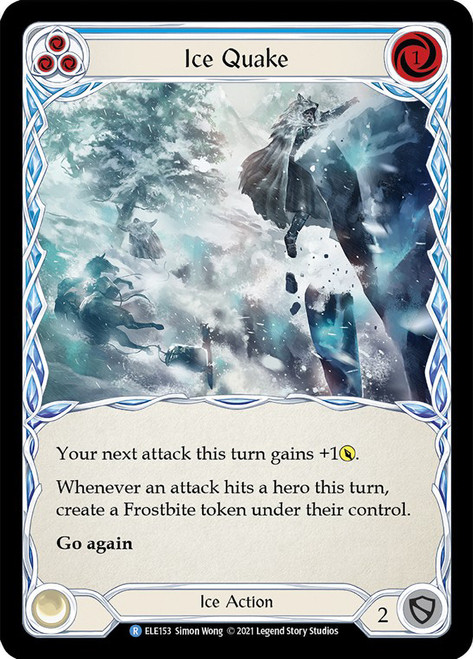 Ice Quake (Blue) Non-foil English
