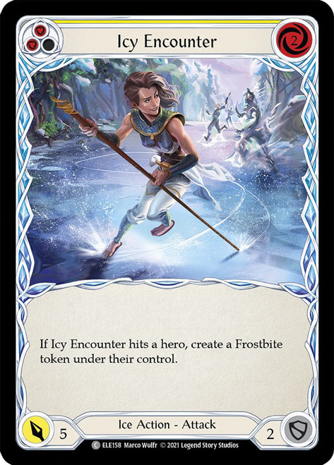Icy Encounter (Yellow) Non-foil English