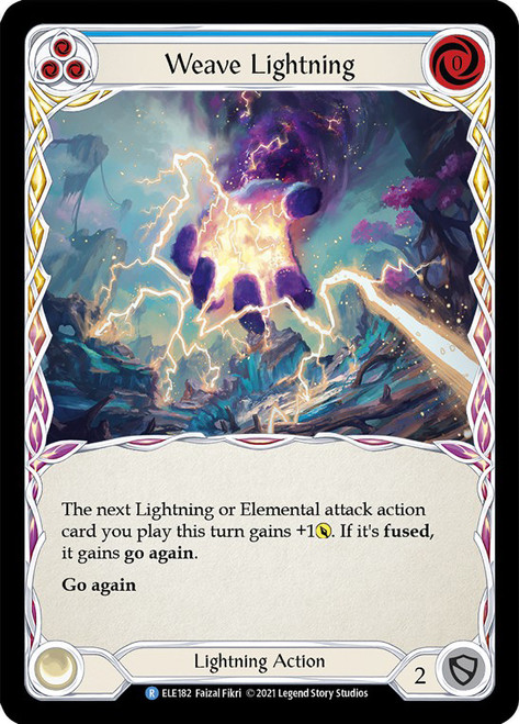 Weave Lightning (Blue) Non-foil English
